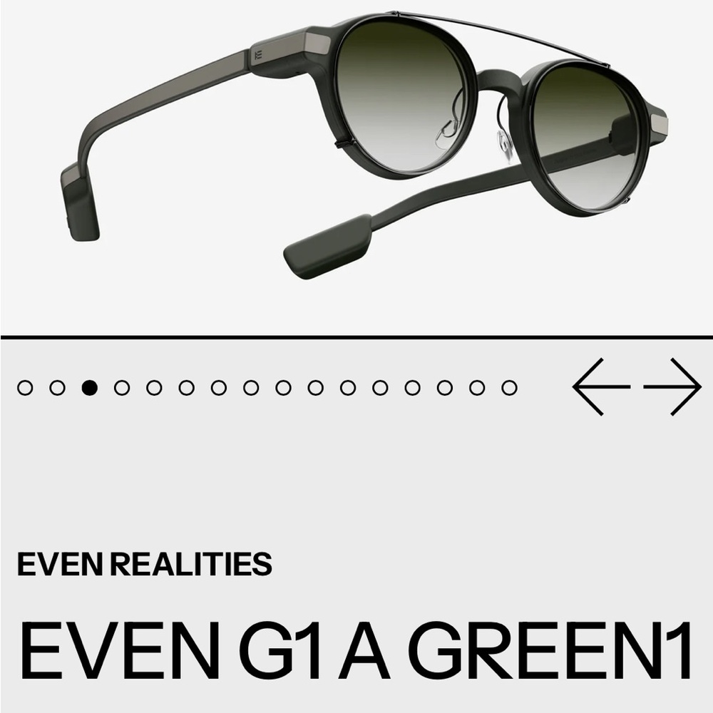 EVEN G1A Smart Glasses - Black - Picture 5 of 9